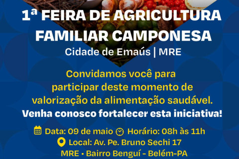1ª Feira de Agricultura Familiar Camponesa será realizada em Belém